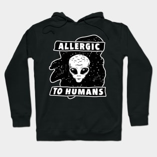 Allergic to humans Hoodie